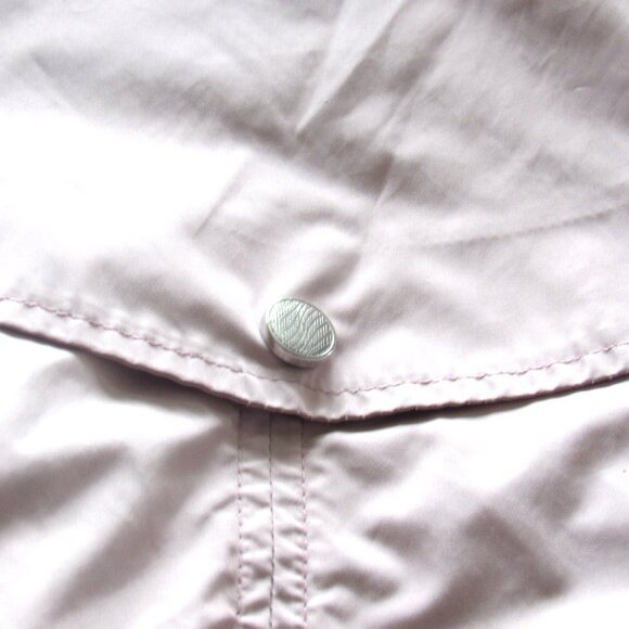 Cole Haan Signature Ladies Pink Rain Jacket, Hood, Zipper and Snap, Pockets J116 - Picture 7 of 11